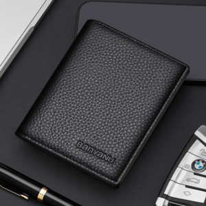 프리미엄 남성 소가죽 심플 슬림 카드 반지갑 N777