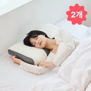 슬립포어 목편한 잠 잘오는 경추 수면 베개 2p