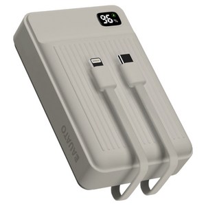 ๋ฐ์ฐ์ํ ๊ณ ์ ์
์ถ๋ ฅ ์ผ์ด๋ธ ์ผ์ฒดํ ๋ฏธ๋ ๋์ฉ๋ ๋์ฐ ๋ณด์กฐ๋ฐฐํฐ๋ฆฌ 20000mAh Cํ์
์ ํ8ํ PD 22.5W, ๋จ์ผ์ํ, ๋ฉ๋์ง๊ทธ๋ ์ด