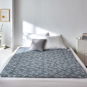 [2026년형] 한일의료기 원적외선 프리미엄 탄소열선 전기요, 그레이트리, (중형 1~2인용 100*180 CM), 그레이, 100 x180cm