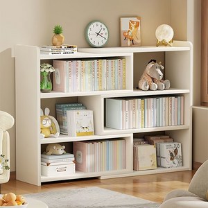 확장형 책장 거실 수납장 다용도 3단 책장