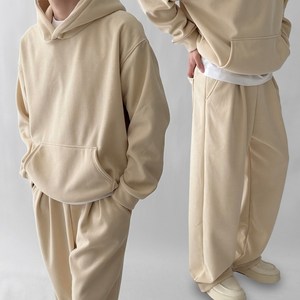 [세트가격] 빠델 베베 골덴 코듀로이 양털안감 후드티 와이드팬츠 핀턱 스트링 트레이닝 츄리닝 셋업