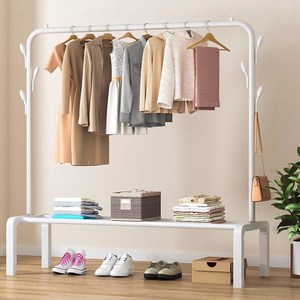 TaiStar 바닥형스탠드의류건조대발코니옷건조대실내 옷걸이간편한의류및모자걸이기숙사옷걸이 T856-025