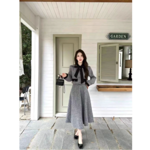 ๋น๋ฆฌ์ฆ๋น ์ฌ์ฑ ๋ฌ๋ธ๋ฆฌ A๋ผ์ธ ์์ผ ์ค์ปคํธ ํฌํผ์ค 5417